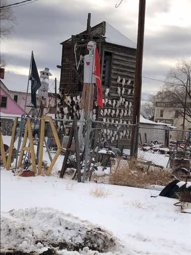 Rustic art in McDermitt, Nevada/Oregon